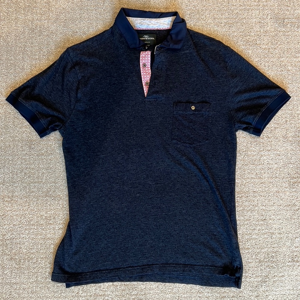Rodd & Gunn Mens Navy Polo Size Large